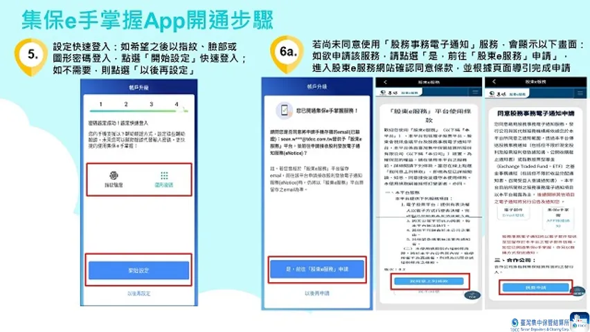 集保 e 手掌握註冊步驟教學