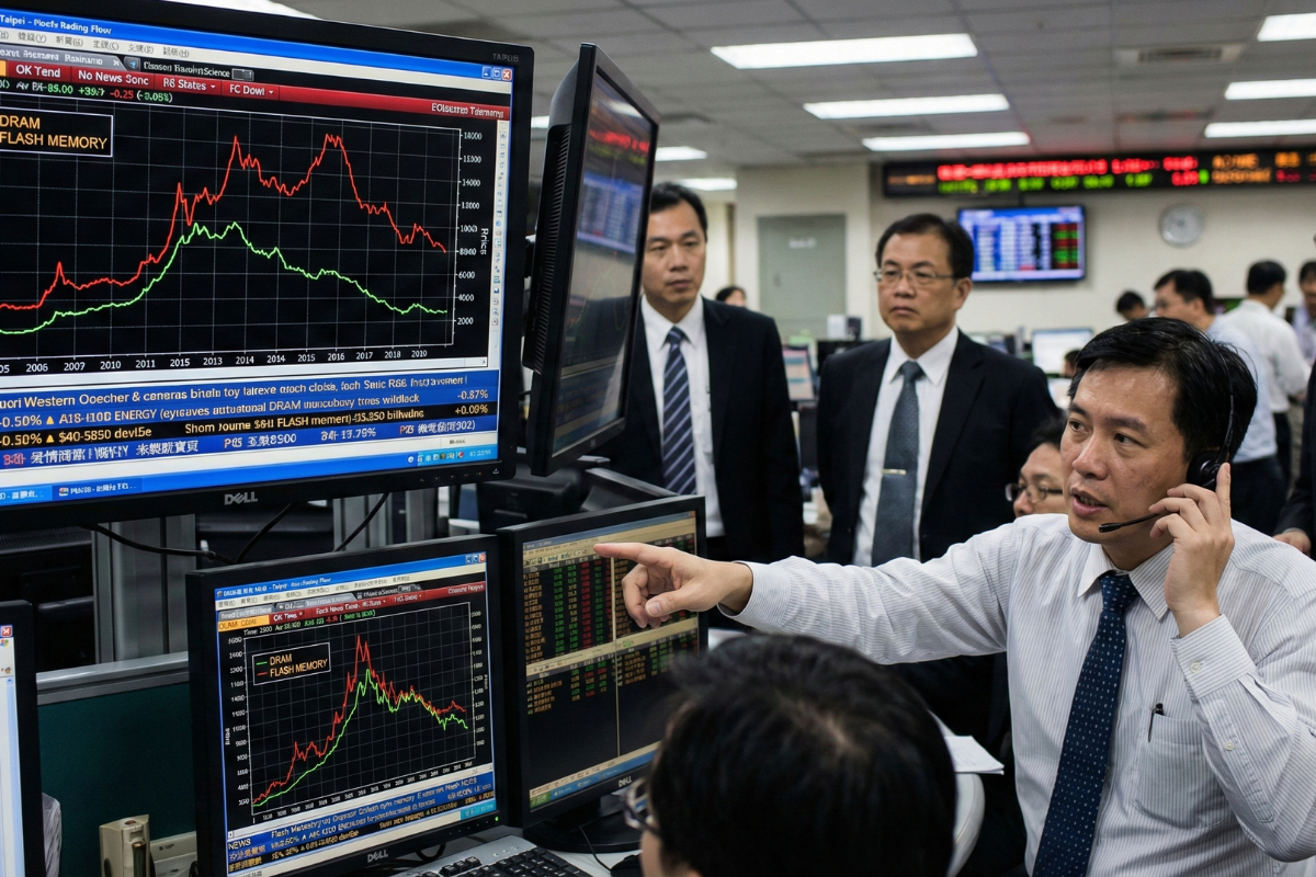 記憶體概念股 / 示意圖