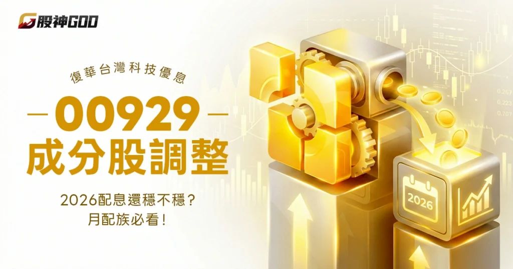 00929 成分股調整後，2026 配息還穩不穩？月配族必看！